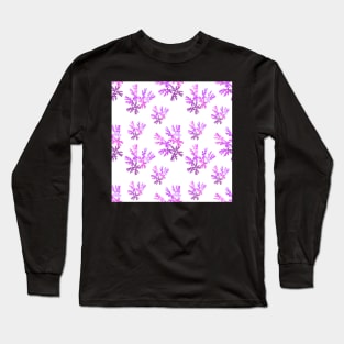 Purple leaves Long Sleeve T-Shirt